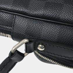 Pre Owned Louis Vuitton Damier Graphite Rem Shoulder Bag