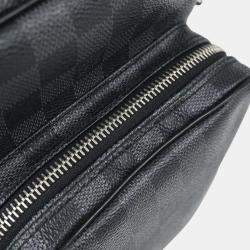 Pre Owned Louis Vuitton Damier Graphite Rem Shoulder Bag