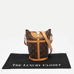 Pre Owned Louis Vuitton Monogram Canvas and Leather Duffle Bag