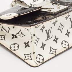 Pre Owned Louis Vuitton Black/White Vernis and Monogram Wynwood PM Bag