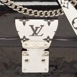 Pre Owned Louis Vuitton Black/White Vernis and Monogram Wynwood PM Bag