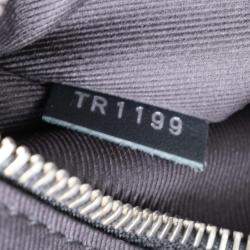 مملوكة مسبقًا حقيبة ظهر لوي فيتون كريستوفر PM إبي LV دائرة جلدية سوداء