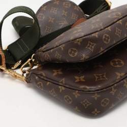 Louis Vuitton Green Monogram Canvas Multi Pochette Accessories Bag