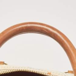 Pre Owned Louis Vuitton White Monogram Multicolore Canvas Speedy 30 Bag