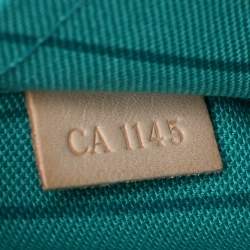 Louis Vuitton Turquoise Monogram V Canvas Neverfull MM Bag
