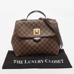 Pre Owned حقيبة لوي فيتون بيرغامو كانفاس دامييه أيبين MM