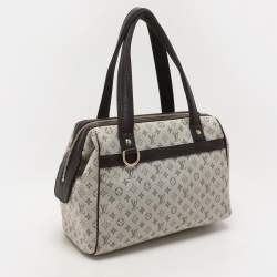 Pre Owned Louis Vuitton Green Monogram Mini Lin Josephine PM Bag