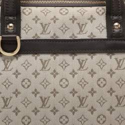 Pre Owned Louis Vuitton Green Monogram Mini Lin Josephine PM Bag
