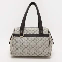 Pre Owned Louis Vuitton Green Monogram Mini Lin Josephine PM Bag