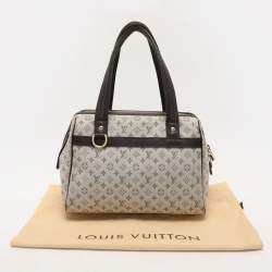 Pre Owned Louis Vuitton Green Monogram Mini Lin Josephine PM Bag