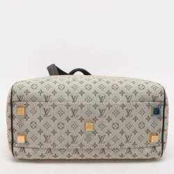 Pre Owned Louis Vuitton Green Monogram Mini Lin Josephine PM Bag