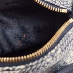 Louis Vuitton Blue Monoglam Speedy Bandouliere 20 Bag