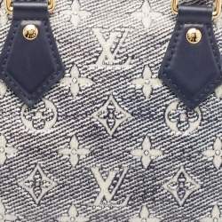 Louis Vuitton Blue Monoglam Speedy Bandouliere 20 Bag