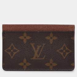 Louis Vuitton Brown Monogram Canvas Card Holder
