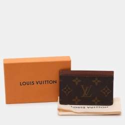 Louis Vuitton Brown Monogram Canvas Card Holder