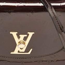 Pre Owned Louis Vuitton Amarante Monogram Vernis Pasadena Bag