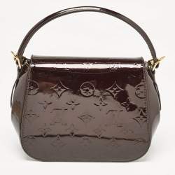 Pre Owned Louis Vuitton Amarante Monogram Vernis Pasadena Bag