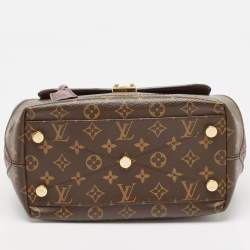 Pre Owned Louis Vuitton Burgundy Exotique Monogram Limited Edition Majestueux PM Bag