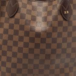 Louis Vuitton Damier Ebene Canvas Neverfull MM Bag