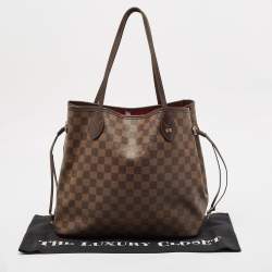Louis Vuitton Damier Ebene Canvas Neverfull MM Bag