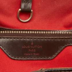 Pre Owned Louis Vuitton Damier Ebene Canvas Cabas Rivington GM Bag