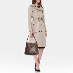 Pre Owned Louis Vuitton Damier Ebene Canvas Cabas Rivington GM Bag