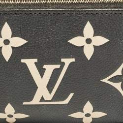 Pre Owned Louis Vuitton Black Giant Monogram Empreinte Mini Pochette Accessoires