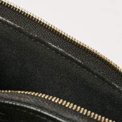 Pre Owned Louis Vuitton Black Giant Monogram Empreinte Mini Pochette Accessoires