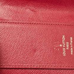 Louis Vuitton Magenta Monogram Canvas Zoe Wallet
