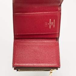 Louis Vuitton Magenta Monogram Canvas Zoe Wallet