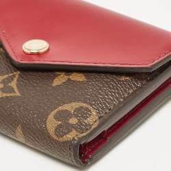 Louis Vuitton Magenta Monogram Canvas Zoe Wallet