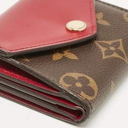 Louis Vuitton Magenta Monogram Canvas Zoe Wallet