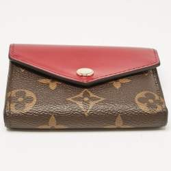 Louis Vuitton Magenta Monogram Canvas Zoe Wallet