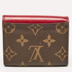 Louis Vuitton Magenta Monogram Canvas Zoe Wallet