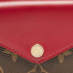 Louis Vuitton Magenta Monogram Canvas Zoe Wallet