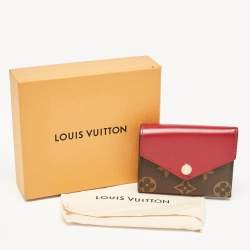 Louis Vuitton Magenta Monogram Canvas Zoe Wallet