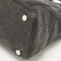 Pre Owned Louis Vuitton Black Monogram Leather Antheia Ixia PM Bag