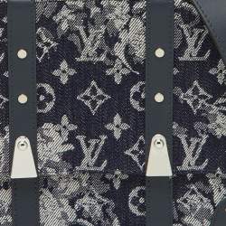 Louis Vuitton Navy Blue Monogram Tapestry Trunks PM Bag