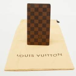 Louis Vuitton Damier Ebene Canvas Brazza Long Wallet