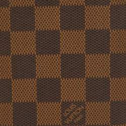 Louis Vuitton Damier Ebene Canvas Brazza Long Wallet
