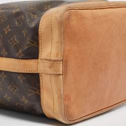 Louis Vuitton Monogram Canvas and Leather Noe Bag