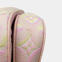 Louis Vuitton Pink	Monogram	Empreinte	Leather Multi Pochette	Accessoires Shoulder Bag