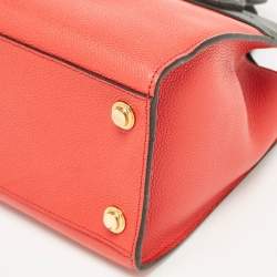 مملوكة مسبقًا Louis Vuitton Red/Black Leather City Steamer PM Bag