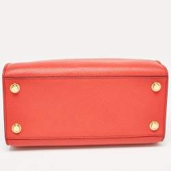 مملوكة مسبقًا Louis Vuitton Red/Black Leather City Steamer PM Bag