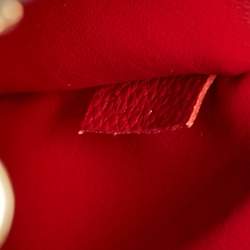 مملوكة مسبقًا Louis Vuitton Red/Black Leather City Steamer PM Bag