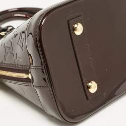 مملوكة مسبقًا Louis Vuitton Amarante Monogram Vernis Alma PM Bag