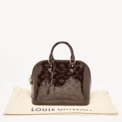 مملوكة مسبقًا Louis Vuitton Amarante Monogram Vernis Alma PM Bag