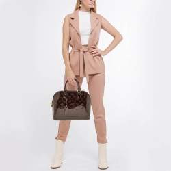 مملوكة مسبقًا Louis Vuitton Amarante Monogram Vernis Alma PM Bag