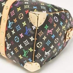 Louis Vuitton Black/Multicolor Monogram Canvas Keepall 45 Bag