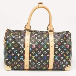 Louis Vuitton Black/Multicolor Monogram Canvas Keepall 45 Bag